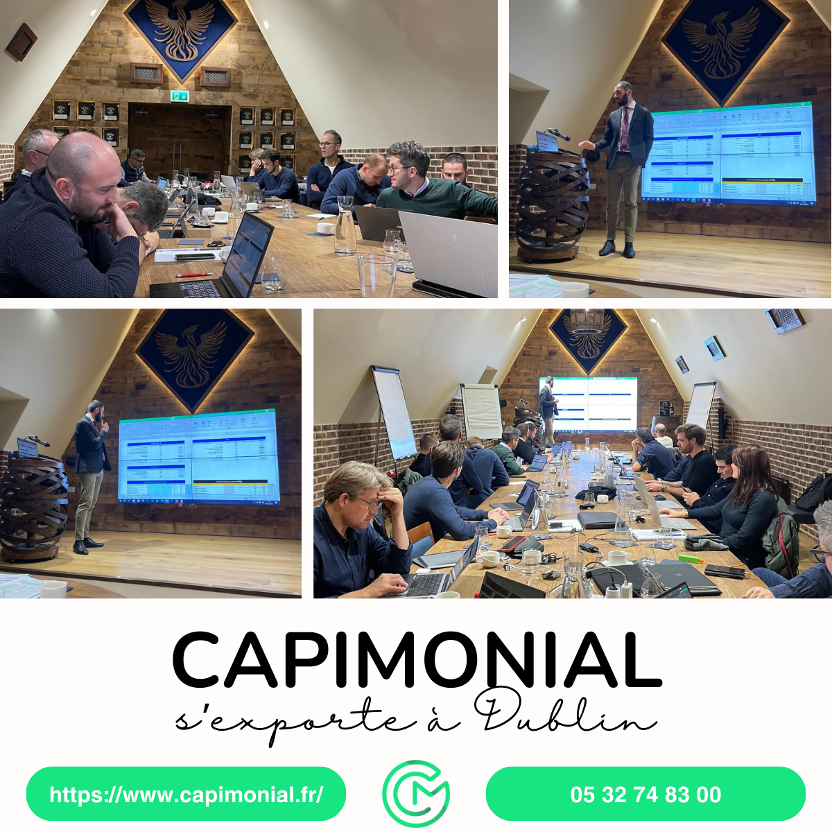 Capimonial exporte son expertise à Dublin avec une formation sur mesure en Finance Patrimoniale. Contactez-nous pour propulser votre équipe.